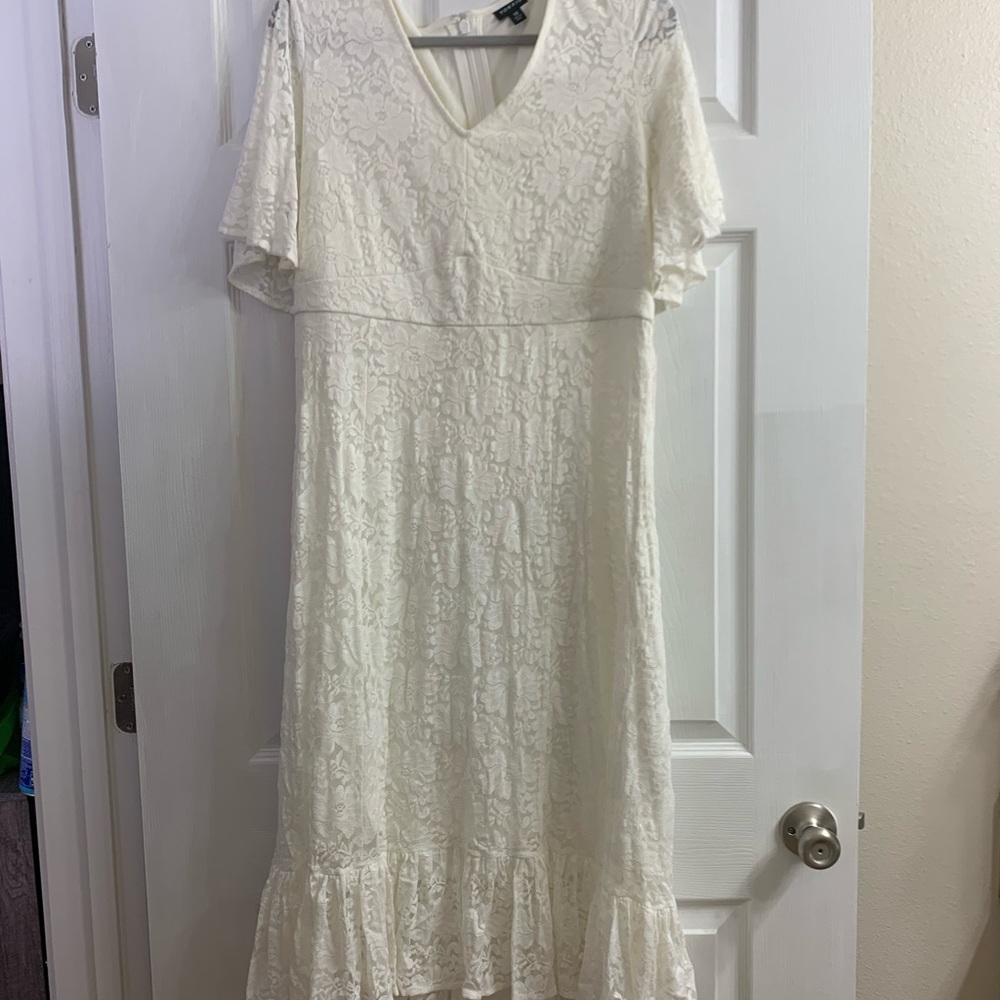 White dress